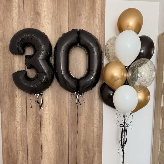 Шары на юбилей 30 лет