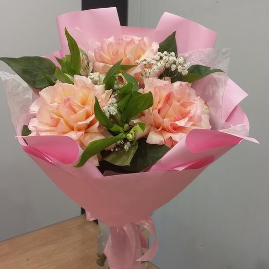 Букет с Французской розой