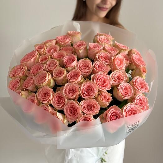 Букет «Bloom room» из 51 розы Софи Лорен 👍