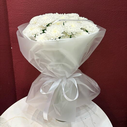 Воздушных букет хризантем