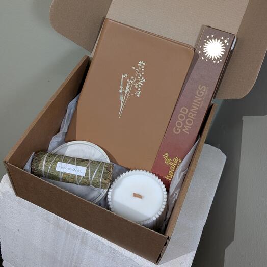 Подарочный набор блокнот и благовонии