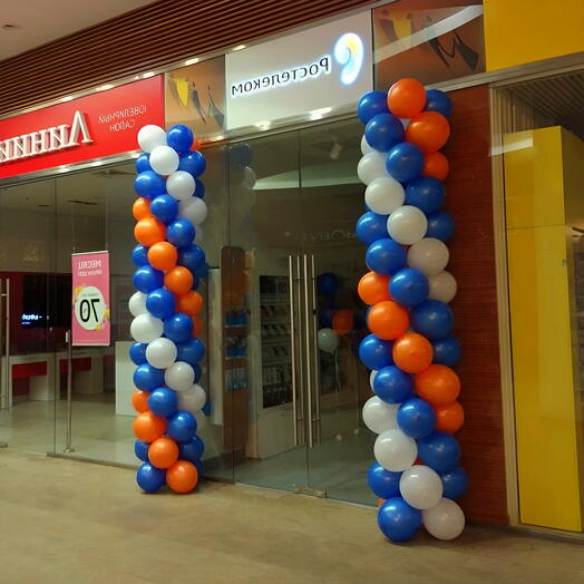 Колонны из шаров