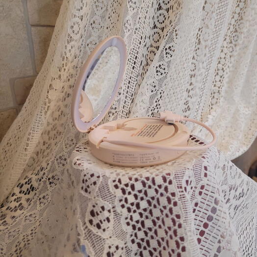 Повербанк зеркало грелка роз