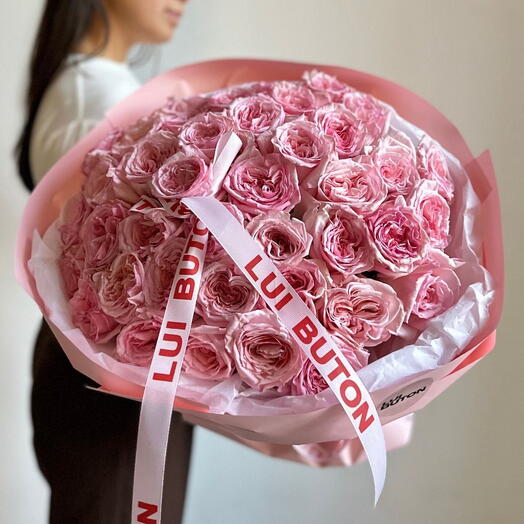 Букет "51 розовых пионовидных роз O Hara"