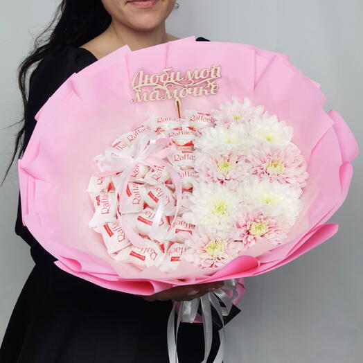 Вкусный букет для любимой мамочки