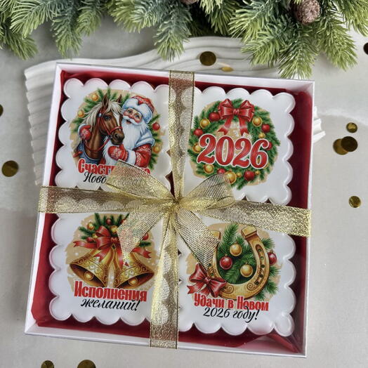 Набор имбирных пряников к Новому году