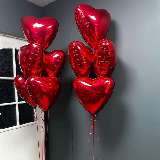 Воздушные шары на день матери | воздушные сердца | шарики для мамы | подарок маме