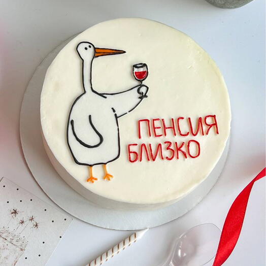 Торт 1 кг с Гусем