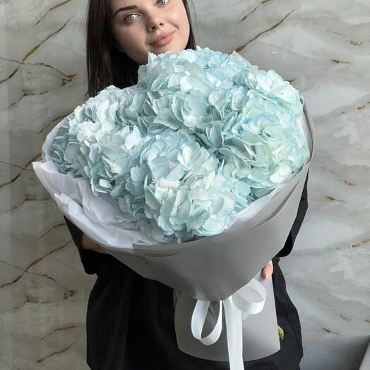 Монобукет Гортензий 5 🩵
