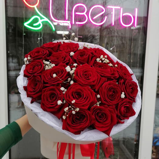 Букет из красных роз️️🎀