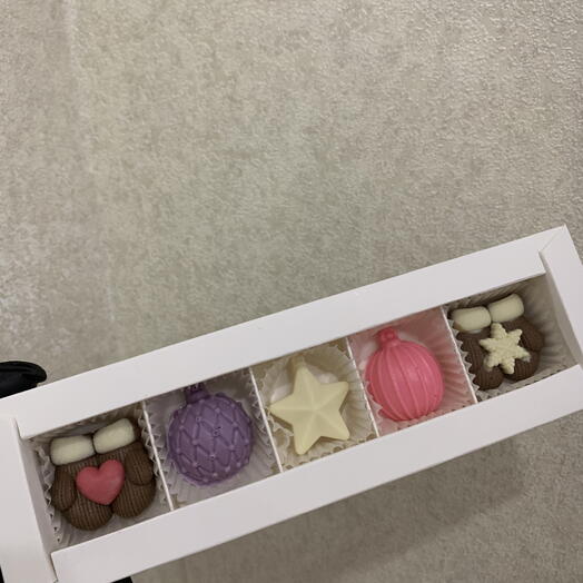 Шоколадные конфеты микс 5 шт