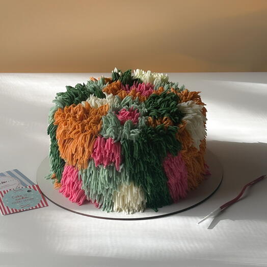 Shaggy cake 2 kg, лохматый торт