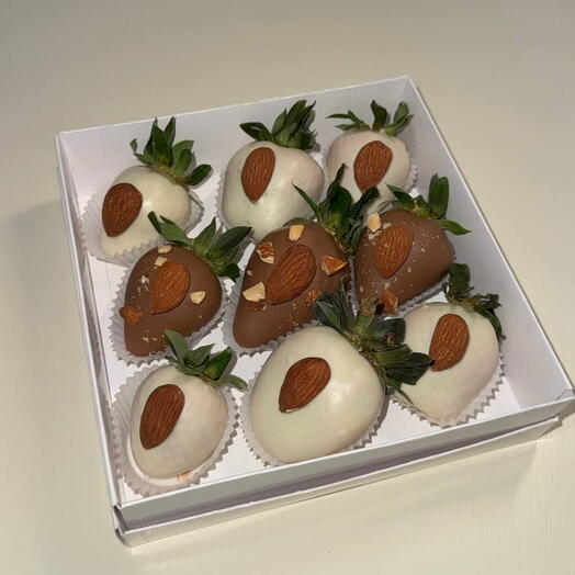 Клубника в шоколаде 9 шт  1