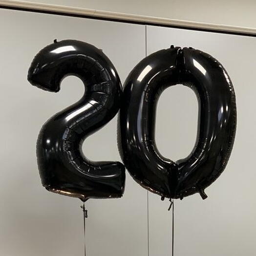 Воздушные шары цифры 40"/102см. Цифры НА ВЫБОР