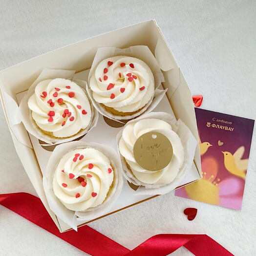 ❣️Капкейки для любимого для любимой на 14 февраля