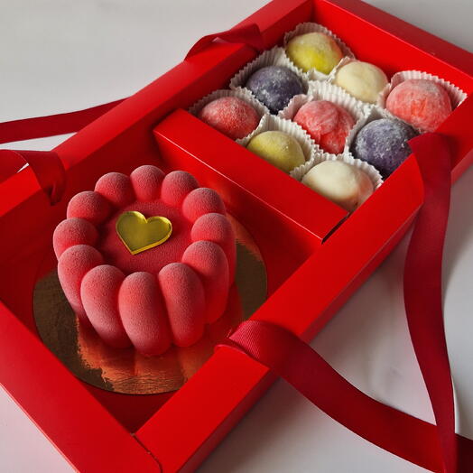 Набор из муссового бенто и 9 шт моти