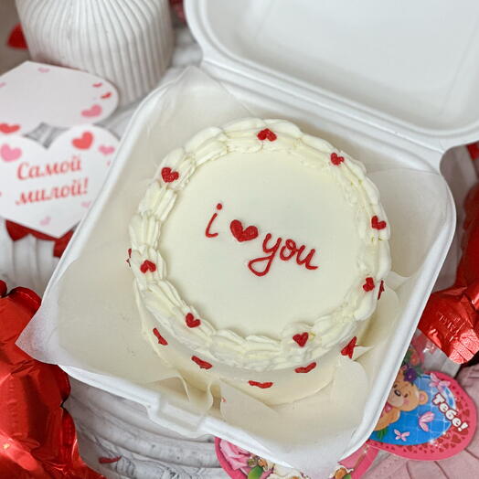 Бенто торт ламбет I love you