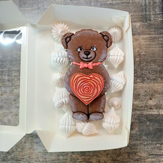 Зефирный сендвич Мишка