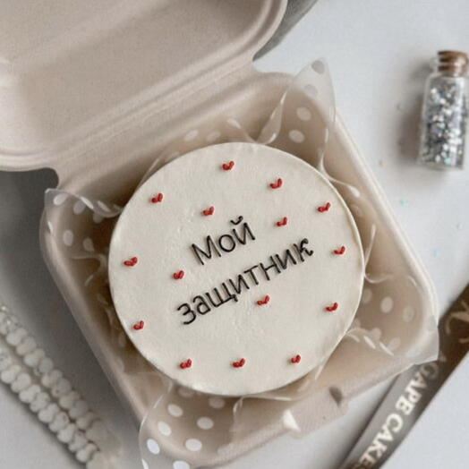 Бенто торт «Мой защитник»