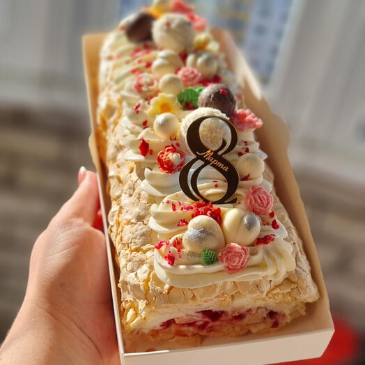 Меренговый рулет