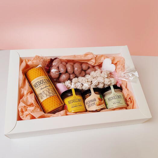 🌸🌿Подарочный набор к 8 марта с медом для любимой мамы ,бабушки ,сестры ,коллеги🌸🌿