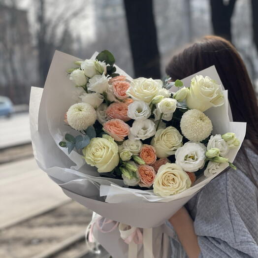 Микс с хризантемой момоко