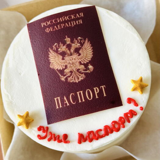 Бенто-торт Паспорт