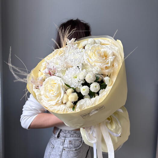 Кремовый букет 💐