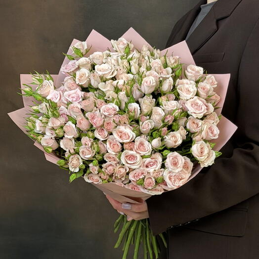 Букет кустовых роз Sweet Parselina 29 шт