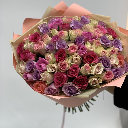 Букет 101 роза микс 🌸