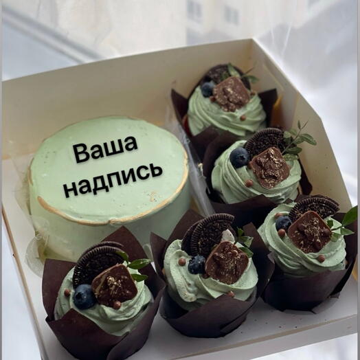 Набор бенто + капкейки