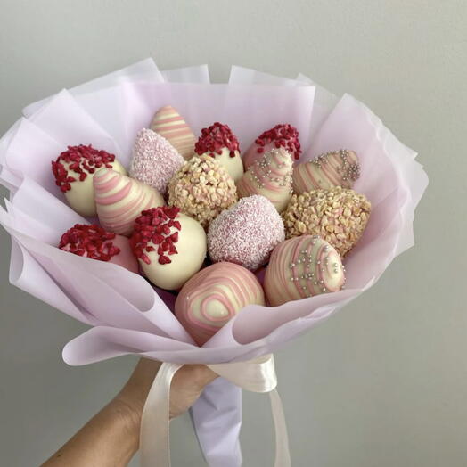 Букет из клубники в шоколаде