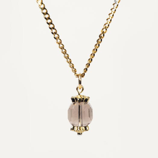 Подвеска, кулон Флокс Раухтопаз 14K (PEN1025)