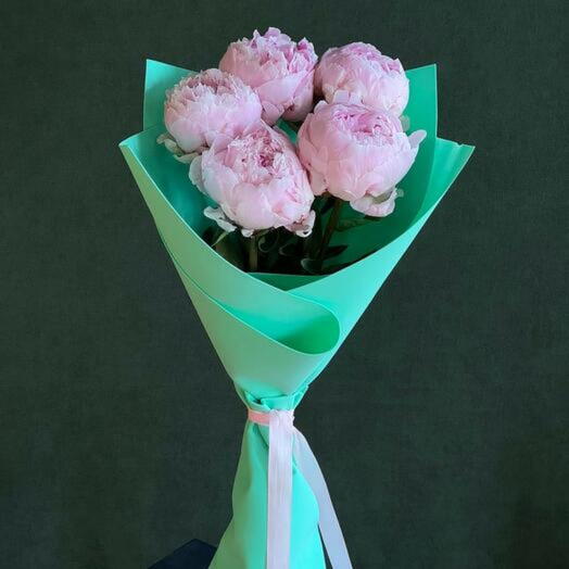 Bouquet "Peony Sarah Bernhardt" mini