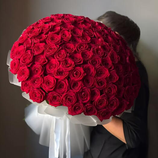 Букет из 121 розы 🌹