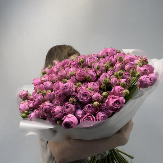 Кустовые розы Мисти баблс