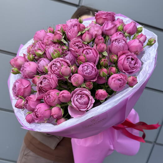 Яркие Пионовидные розы Мисти 💞