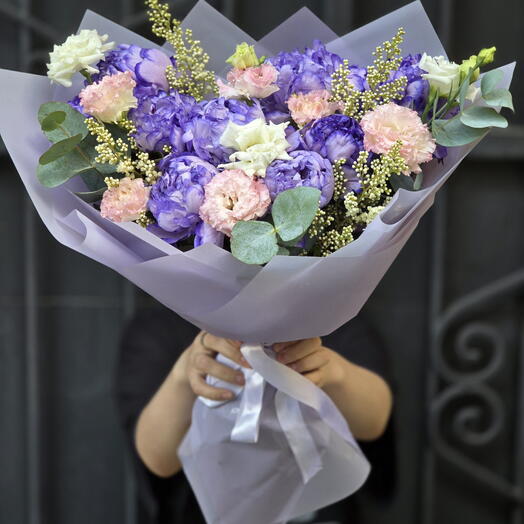 Букет из эустомы 🌺