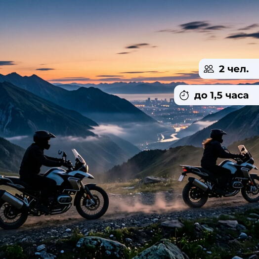 Между небом и землёй. Прогулка на мотоцикле по Торгашинскому хребту