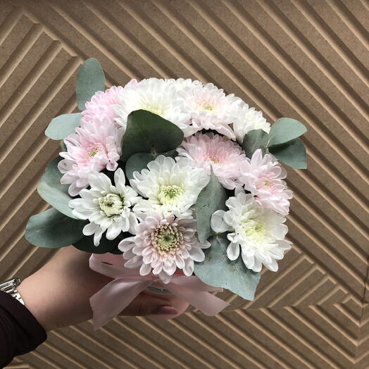 🌸Стойкая хризантема в стаканчике Bloom Room