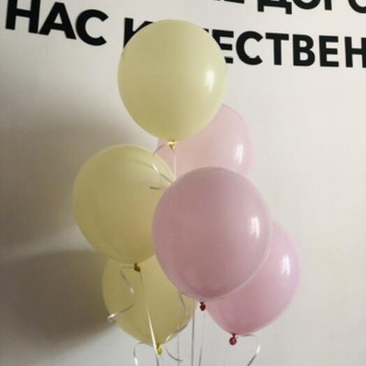 Связка из 6 воздушных шаров