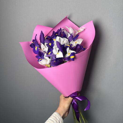 Микс из ирисов 🤍💜