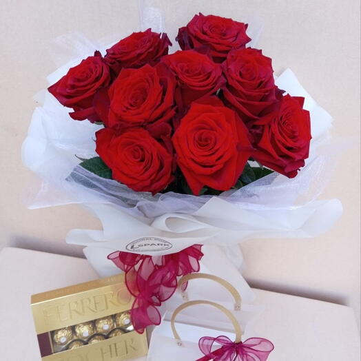 9 Holland 🌹+ Fererro Rocher