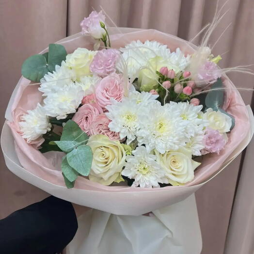 Авторский букет в оформлении 🌸