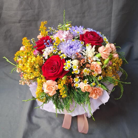 Яркий тортик цветов 💐