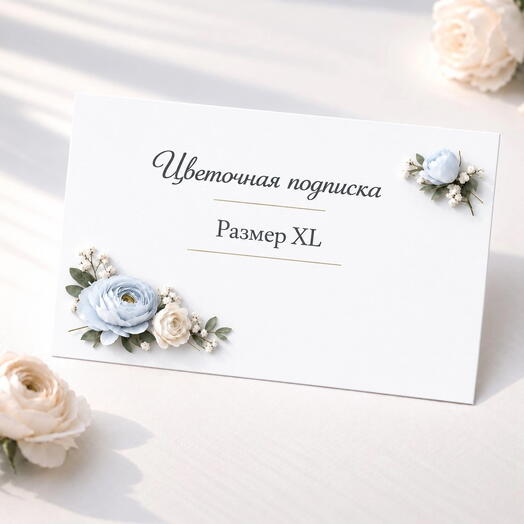 Цветочная подписка XL