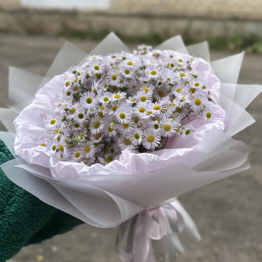 Букет полевых ромашек💛🤍