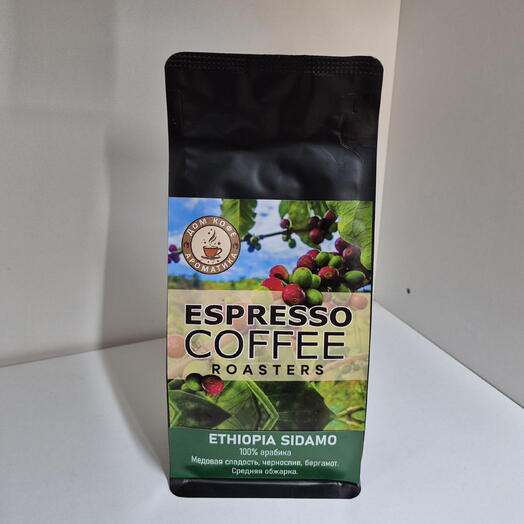 Зерновой кофе Ethiopia Sidamo зерно 250 гр