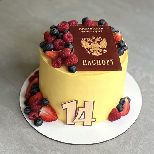 Торт 2кг «на 14 лет»