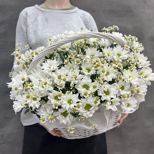 Корзина с цветами Лето
